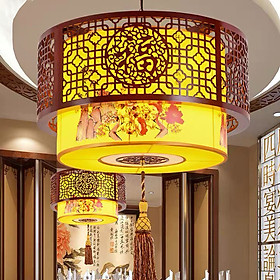 Mua Đèn lồng gỗ tự nhiên trang trí phòng thờ