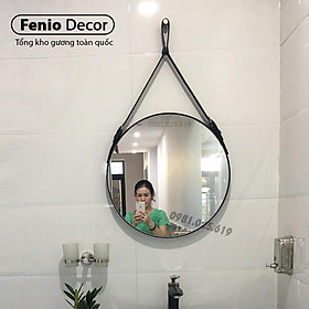 Mua Gương treo tường dây da cao cấp