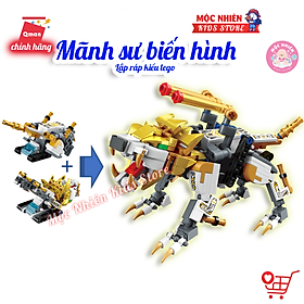 Đồ Chơi Lắp Ráp Xếp Hình QMAN MAGIC CUBE - Sư Tử Dũng Mãnh và Robot Động Vật Biến Hình 3 in 1 (Nhiều mẫu khác nhau)