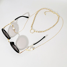 Phụ kiện kính dây chuyền đeo kính vòng cổ trống rơi rớt thất lạc 2 trong 1 tiện dụng thời trang