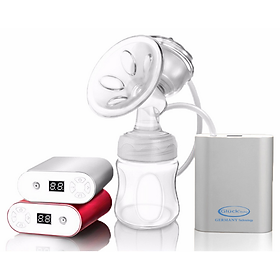 Máy Hút Sữa Điện Đơn (Pin Sạc) Gluck Baby GP851 - Trắng