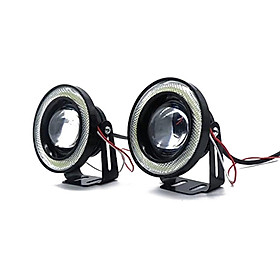 3.5 Inch 30W Angel Eye Fog Lights COB Daytime Running Light Driving Lamp 12 V for Car Truck Off-Road Vehicle