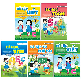 [Download Sách] Sách Combo 5 cuốn: Bé tập viết và tập tô dành cho trẻ mẫu giáo (Đặng Thị Dung)