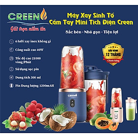 Mua Máy Xay Sinh Tố Cầm Tay Mini Tích Điện Creen CR-J101 Hàng chính hãng