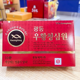 An cung ngưu hoàng nội địa Hàn Quốc ngăn ngừa tai biến đột quỵ hộp 10 viên