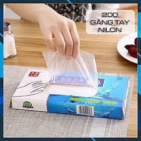 Mua Set 200 Găng Tay Nilon Trong Suốt Sử Dụng Một Lần Tiện Lợi