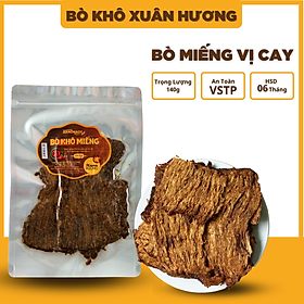 Khô bò khô miếng loại 1, thịt bò khô miếng que vị cay đặc biệt Xuân Hương