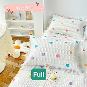 Mua Chiếu điều hoà cao su non 5D viền bèo công chúa mẫu mới_ hàng loại 1_ chất liệu cao su non dầy dặn mát lạnh
