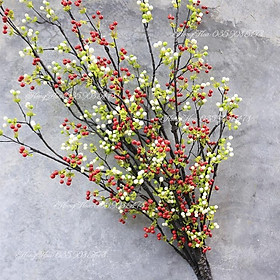 Mua Cành Sơ Ri cao 110cm Trang Trí Decor siêu đẹp - HÀNG NHẬP KHẨU