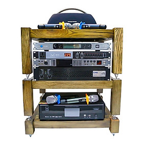 Mua Kệ gỗ để âm ly/ Kệ để thiết bị âm thanh/ kệ âm ly gỗ sồi nga/ kệ âm thanh giá tốt nhất