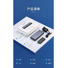 Mua Ugreen UG29806CM201TK S 4 in 1 out 1080p Bộ gộp tín hiệu HDMI 4 vào 1 ra trên cùng 1 màn hình chân cắm US 50745eu 29806 - HÀNG CHÍNH HÃNG