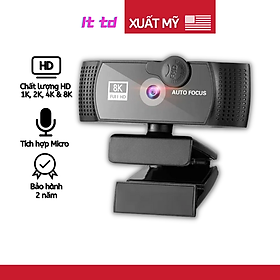 Mua Webcam Full HD 1K 2K 4K 8K Camera Máy Tính Tự Động Lấy Nét LT - Hàng Chính Hãng