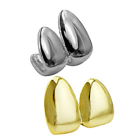 Smooth Bling Custom 2Pairs Grill Tooth   Hip Hop Chic Body Jewelry Grills