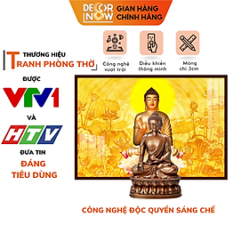 Mua Đèn Hào Quang Phật In Tranh Trúc Chỉ NGANG DECORNOW  Trang Trí Ban Thờ Cho Tượng Phật  Hào Quang Trúc Chỉ DCN-25