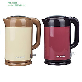 Mua Ấm đun siêu tốc 2 lớp Inox 304 Osako OSA-200 2 lit - Hàng chính hãng