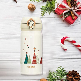 Bình inox chân không giữ nhiệt siêu nhẹ THERMOS - 0.35L (JNL-352CM-PRW)/ màu trắng