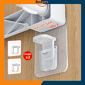 Mua COMBO 2 Móc Đỡ Kệ Chữ L Dán Kê Giá Lót Sàn Hamart Siêu Dính Tường Tăng Diện Tích Lưu Trữ