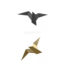 2 Pieces Warm Light Color LED Flying Bird Wall Lamp Wall Light for Cafe Home