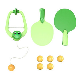 Indoor Hanging Table Tennis Self Training Table Tennis Suspended Tennis Ball Trainer for Improve Hand Eye Coordination Training Equipment