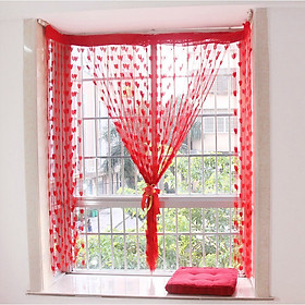 Rèm cửa trái tim lãng mạn