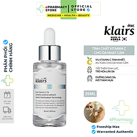 Serum Klairs Vitamin C Trắng Da Mờ Thâm - Klairs Serum Vitamin C Freshly Juiced Vitamin Drop 35ml
