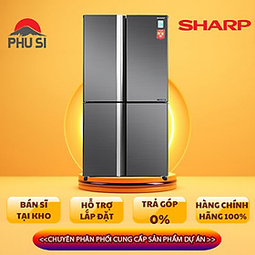 Mua Tủ lạnh Sharp Inverter 525 lít SJ-FX600V-SL - Hàng Chính Hãng - Chỉ Giao HCM
