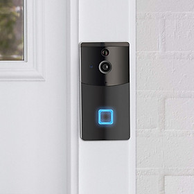 Bộ chuông hình thông minh báo khách không dây bảo vệ nhà cửa đa năng cao cấp L9 (Tặng đèn pin mini bóp tay -giao màu ngẫu nhiên)