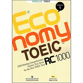 Ảnh bìa Economy TOEIC RC1000 Volume 1 