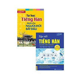 Combo Tự Học Tiếng Hàn Dành Cho Người Mới Bắt Đầu + Tập Viết Tiếng Hàn Dành Cho Người Mới Bắt Đầu - Changmi (Bộ 2 Cuốn) _MC