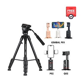 Mua Combo Tripod Yunteng VCT-691 và Gimbal xoay theo khuôn mặt - Hàng chính hãng
