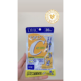 Thực phẩm bảo vệ sức khoẻ DHC Vitamin C Hard Capsule 30 ngày ( hàng chính hãng, có tem phụ )