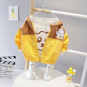 Áo khoác bé gái dễ thương, chất thô dày dặn mềm ấm, mũ tai mèo cute, phù hợp Thu Đông | MP19