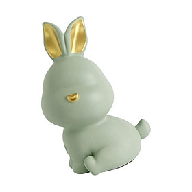 Rabbit Piggy Box Statue Container Money Box for Toddler