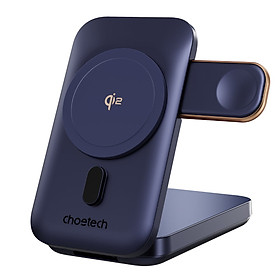 Pin dự phòng dung lượng 10000mAh kiêm đế sạc không dây chuẩn Qi 2 gấp gọn Choetech B750 (Hàng chính hãng)