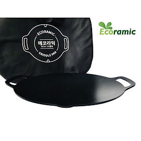 [CAO CẤP] Chảo nướng chống dính bếp từ Ecoramic 36cm - Tặng túi đựng kèm tiện lợi