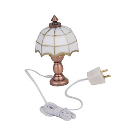 1/12 Mini Desk Lamp Model Light for Decoration Micro Landscape Fairy Garden