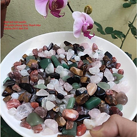 Vụn Đá Nhiều Màu Sắc Tự Nhiên - Trang Trí Rải Nền Nhà Phong Thuỷ
