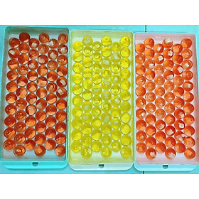 Mua Khuôn Thạch Bi  Thạch Hoa Quả  Khay Đá Bi 63 Viên Tròn