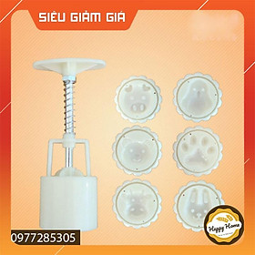 Khuôn bánh trung thu hình móng mèo 50g 6 miếng HÀNG MỚI VÈ