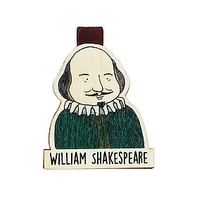 Bookmark gỗ nam châm William Shakespeare