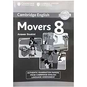 Cambridge English Young Learners 8 Movers Answer Booklet