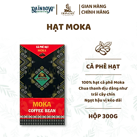 LION CAFE - Cà phê hạt Moka - Hộp 300g