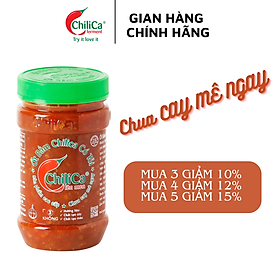 Ớt Bằm Chilica Có Tỏi 212g