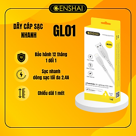 Mua Cáp sạc nhanh hàng chính hãng Genshai GL01 dây 1m IBảo hành 12 tháng 1 đổi 1I Made in Việt Nam