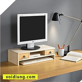 Mua Kệ Máy Tính KVDUMT09 - Mộc VOIDIUNG - Gỗ thông kích thước 54x23.5x13cm