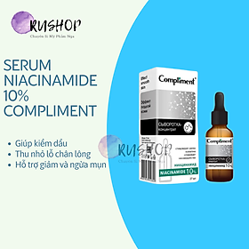 Serum Niacinamide 10% Compliment kiềm dầu, mờ thâm, se khít chân lông