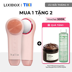 Máy Rửa Mặt Massage Tích Hợp Liệu Pháp Ánh Sáng và Nhiệt Halio Multi-task Cleansing & Massaging Device with Red Blue Light Therapy 5 in 1