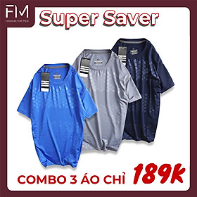 Combo siêu tiết kiệm 3 áo thun thể thao nam, chất thun lạnh co giãn tốt, thoáng mát thoải mái vận động - FORMEN SHOP - FMCB3TY002