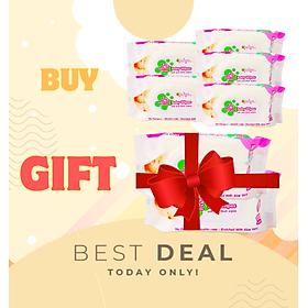 Combo 5 bịch khăn ướt 100 tờ sunbaby sbb2020