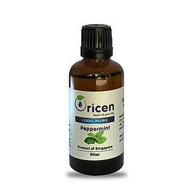 Tinh dầu Bạc Hà (Peppermint) Oricen 50ml - Giúp khử mùi hiệu quả, kháng khuẩn hiệu quả và xua đuổi côn trùng.